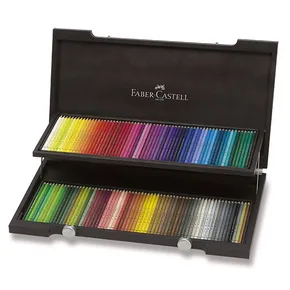 Pastelky Faber-Castell 110013 Polychromos drevená kazeta, 120 farieb